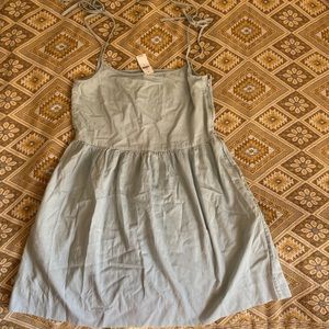 Sweet soft chambray sundress size 10 NWT
